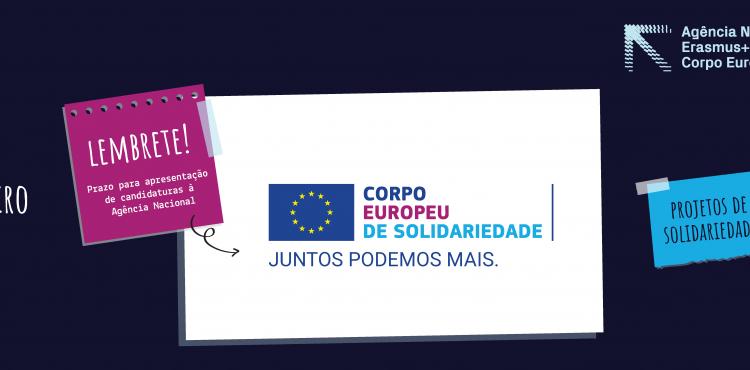 Candidaturas Corpo Europeu de Solidariedade