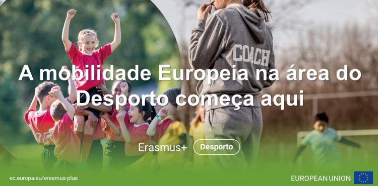 Nova Ação Erasmus+ gerida pela Agência Nacional na área do Desporto